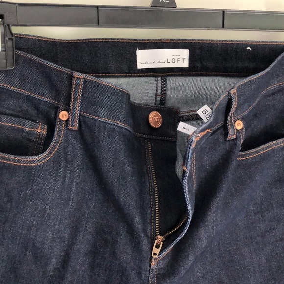 Dark indigo slim cut cropped jeans - Picture 2 of 3